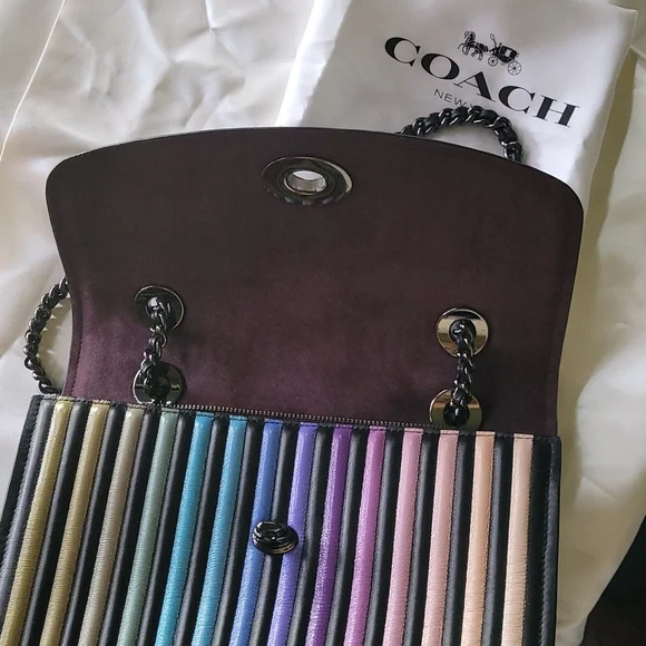 NWOT Coach  ▪︎ Limited Edition ▪︎ Rainbow Parker w Ombre Quilting ▪︎ Never Worn - Picture 16 of 16
